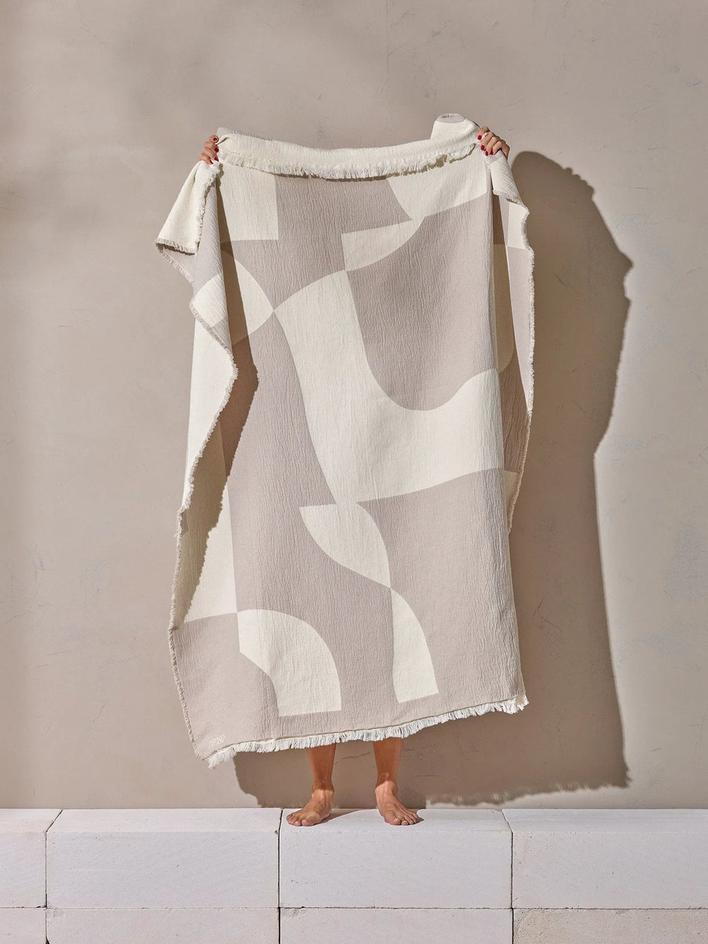 beige-white